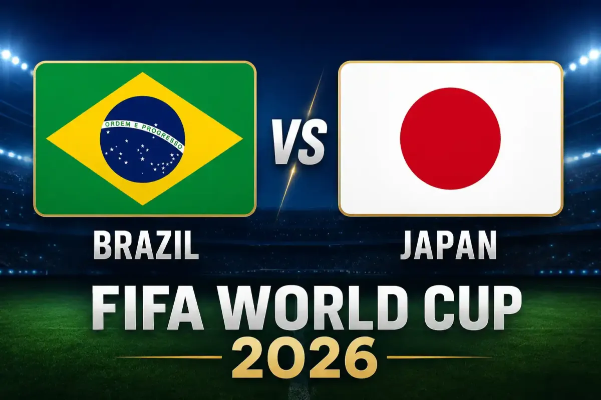 Brazil and Japan prepare for their FIFA World Cup 2026 Round of 32 clash.