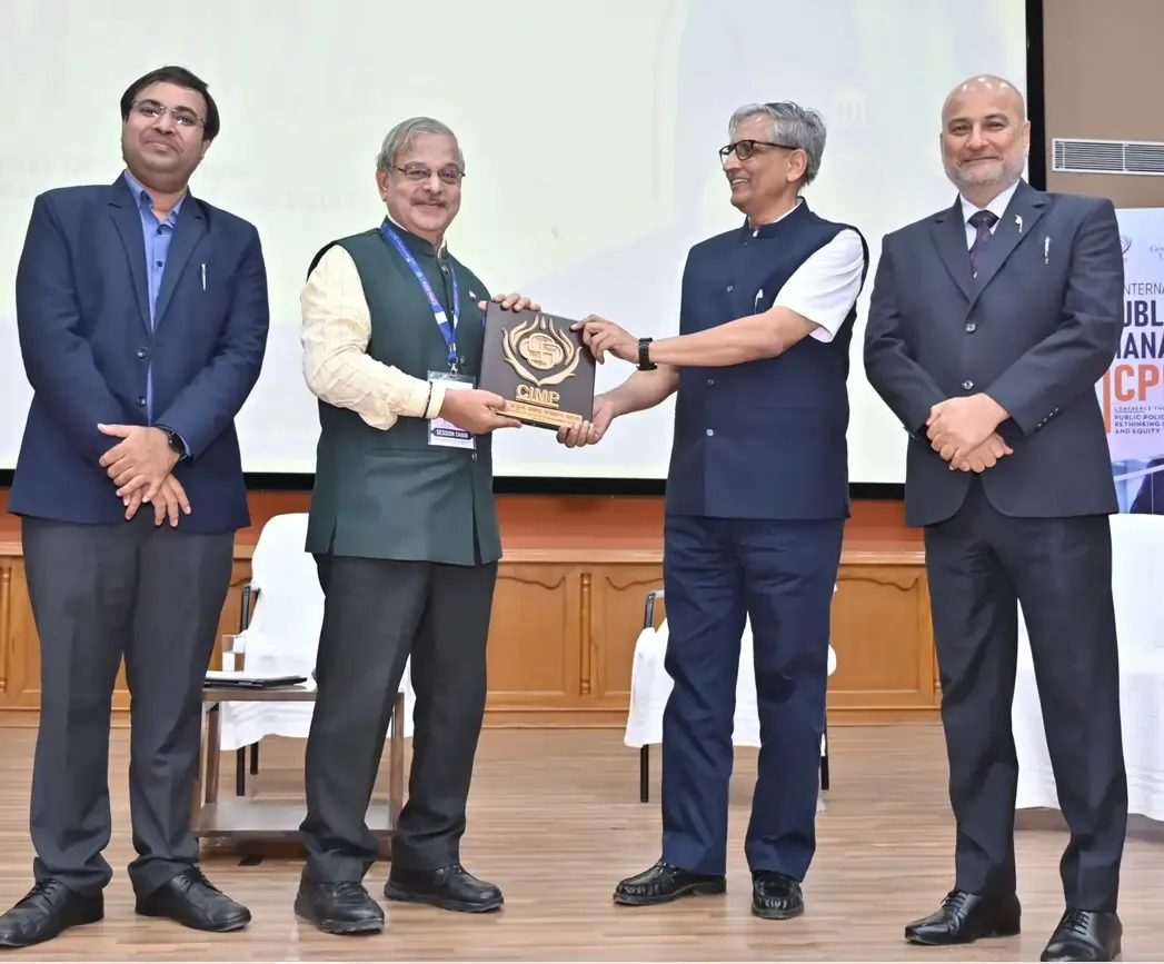 Delegates participate in the closing session of the International Conference on Public Policy and Management (ICPPM 2026) at Chandragupt Institute of Management Patna.