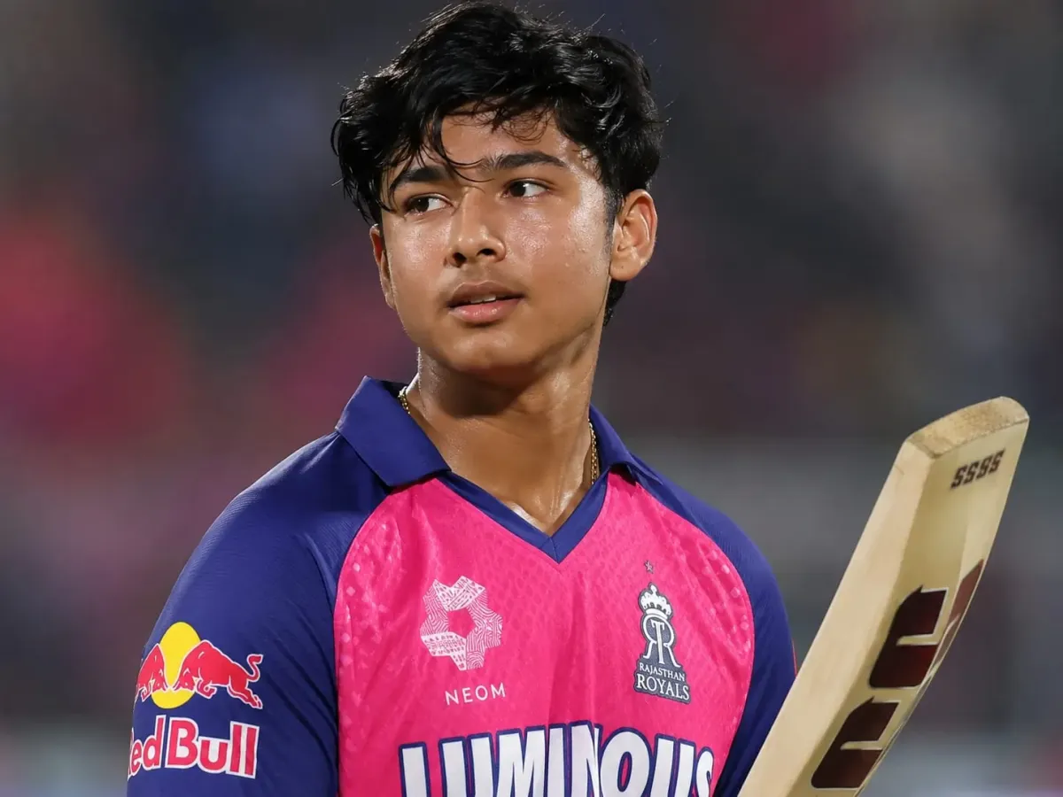 Vaibhav Sooryavanshi on his India debut after becoming the youngest player to represent the country.