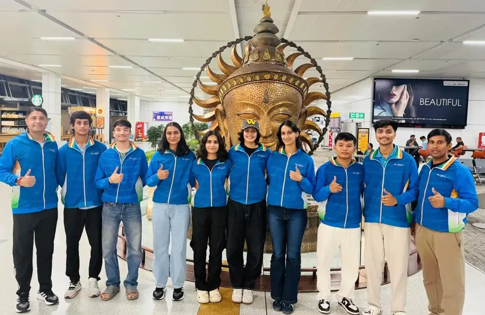 Indian fencing team departs for the Senior World Fencing Championships 2026 in Hong Kong