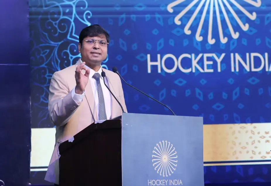 Junior women's hockey players in action ahead of the Hockey India Junior Women Academy Championship 2026 in Gwalior