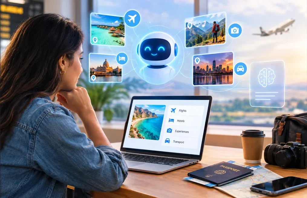 AI-powered travel technology helping personalise and manage a modern traveller's journey