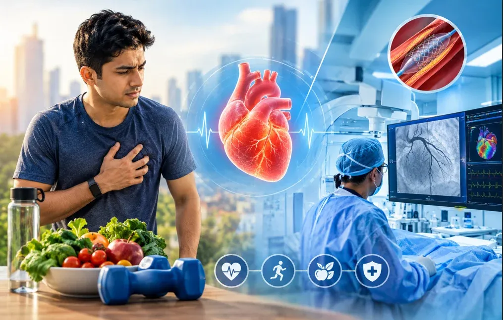 Cardiac health technology and younger adults facing cardiovascular risk in India
