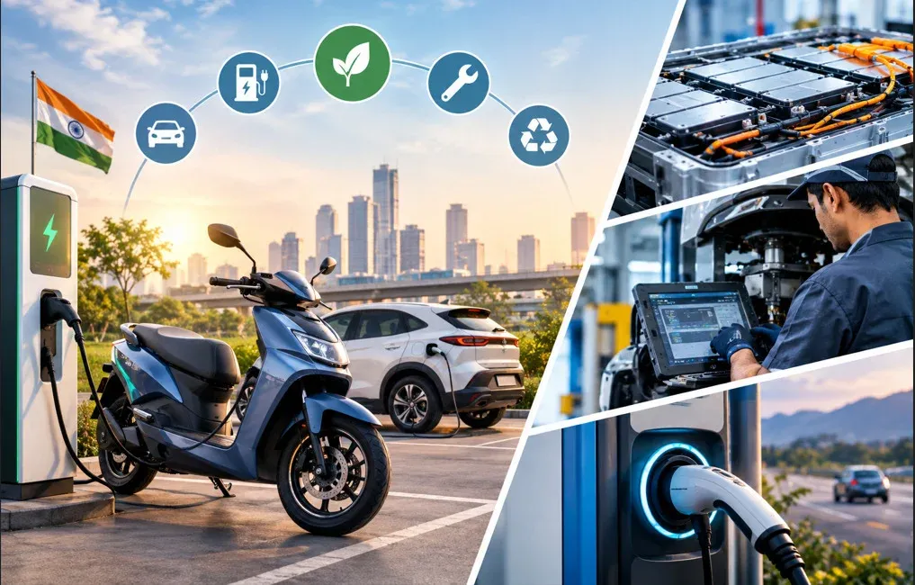 India's electric vehicle industry evolving across battery safety, charging and servicing