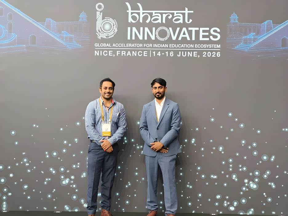 EON Space Labs showcasing indigenous AI-enabled EO/IR technologies at Bharat Innovates 2026 in Nice, France.