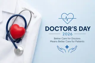 Dr. Sanket Mehta highlighting the importance of doctor well-being on National Doctor's Day 2026 at SSO Cancer Hospital.