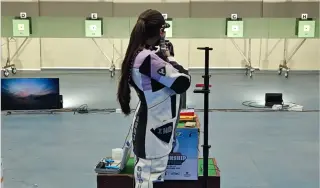 Indian shooters participate in the NRAI elite national camp ahead of the ISSF World Cup and Asian Games.