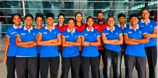 Indian men's and women's youth hockey teams depart for the Youth Hockey5s Asian Championship in